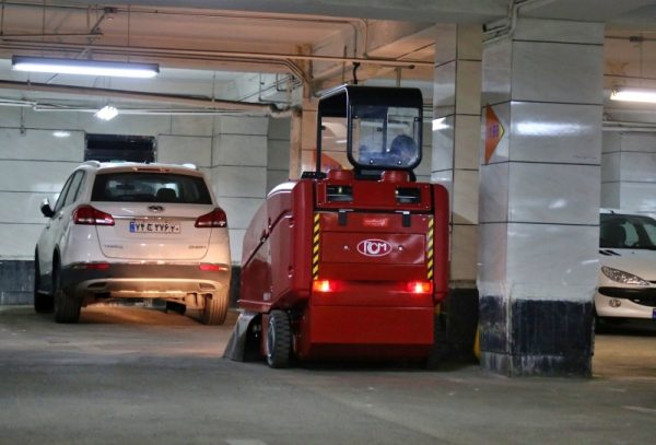شستشوی پارکینگ با دستگاه نظافت صنعتی