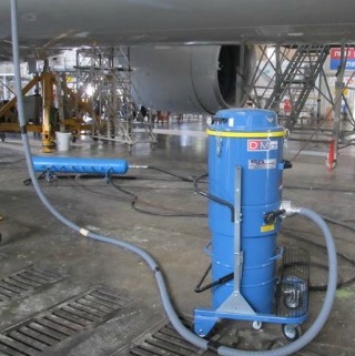بهینه سازی عملیات نظافت در صنایع هواپیمایی با جاروبرقی صنعتی