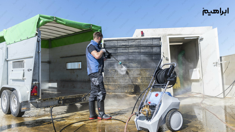 شستشوی دامداری ها با استفاده از واترجت صنعتی