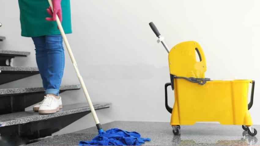 نظافت کف و سطوح ساختمان