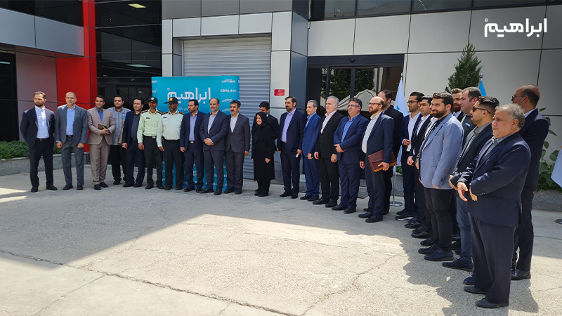 خط تولید شرکت توسعه صنعتی و بازرگانی ابراهیم