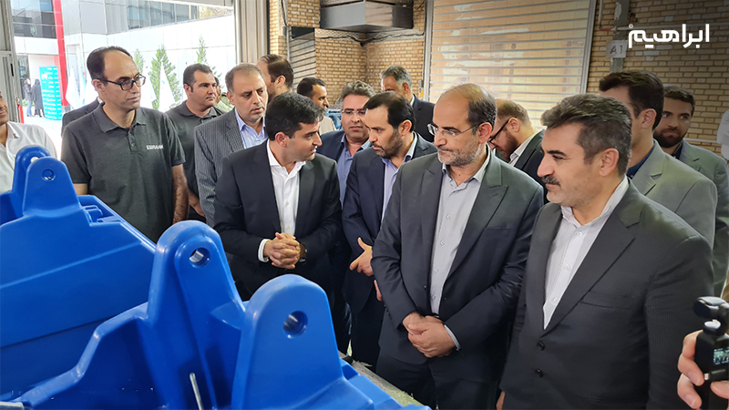 افتتاح رسمی خط تولید شرکت ابراهیم