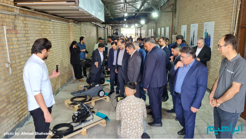 افتتاح خط محصولات شرکت ابراهیم