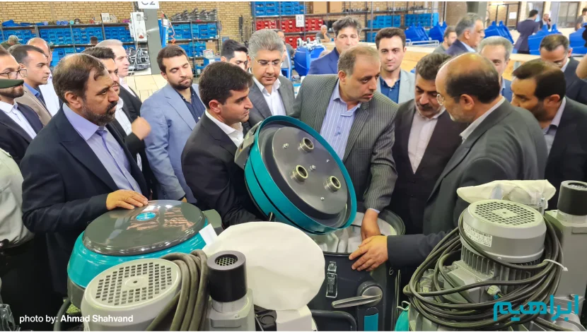 افتتاح رسمی خط توسعه محصولات شرکت ابراهیم