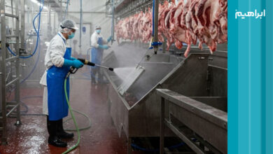 نظافت کشتارگاه دام و طیور