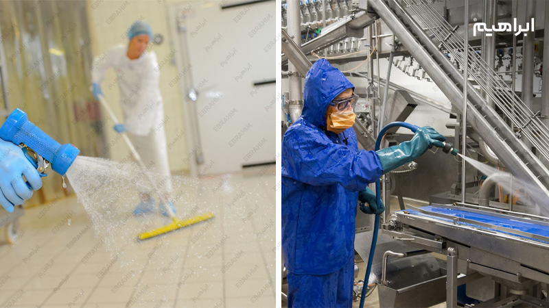 مزایای استفاده از واترجت صنعتی در شستشوی کارخانه آرایشی بهداشتی