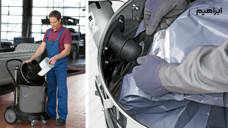 طریقه صحیح نگهداری جاروبرقی صنعتی