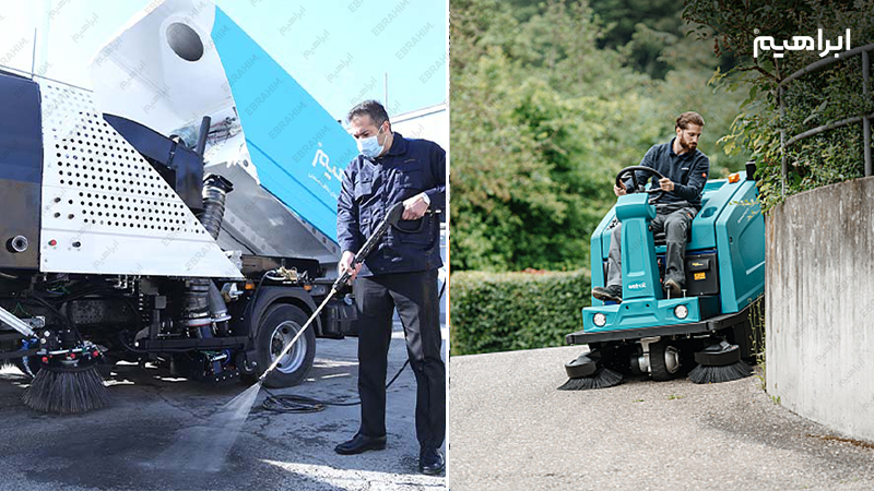 استفاده از سوییپر در نظافت کارخانجات بهداشتی