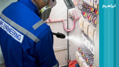 نظافت تابلو برق