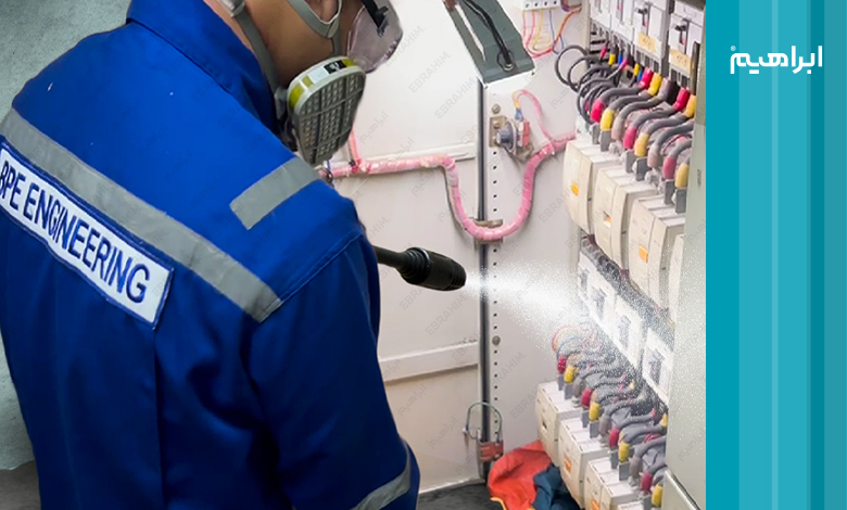 نظافت تابلو برق