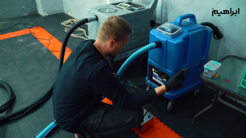 تعویض قطعات و تعمیر مبل شوی صنعتی