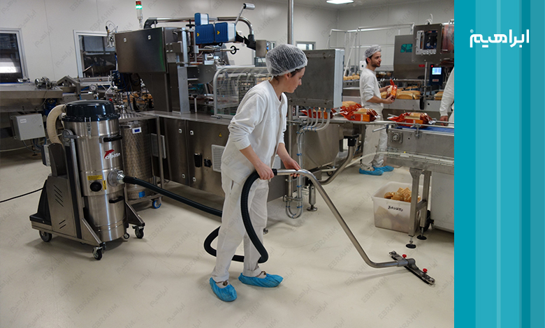 جاروبرقی صنایع غذایی
