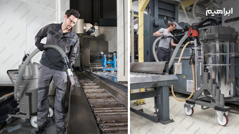 کاربرد جاروبرقی صنعتی در نظافت کارخانه فولاد
