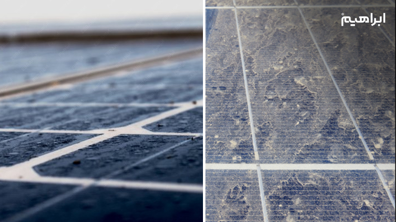 نظافت پنل خورشیدی