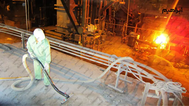 جاروبرقی کارخانه سیمان