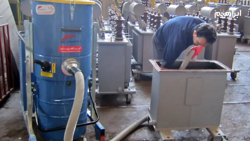 جاروبرقی کارخانه نفت