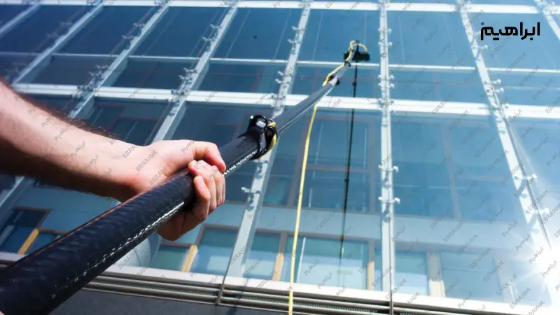 شستشوی نمای کرتین وال