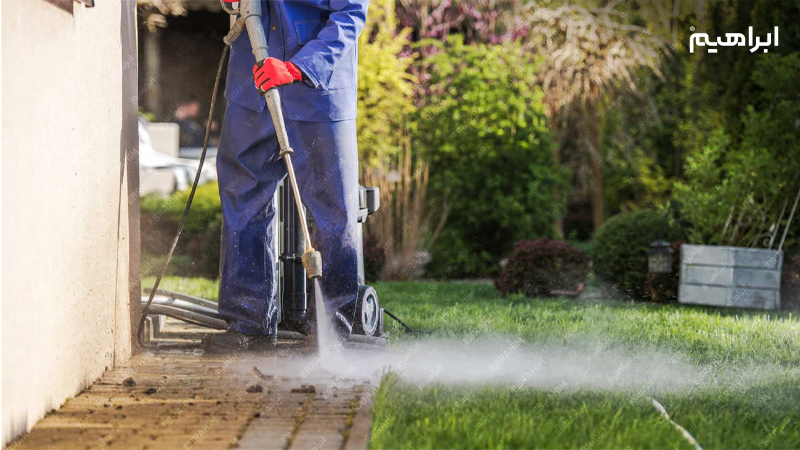 شستشوی حیاط