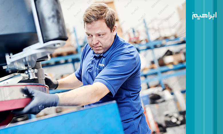 تعویض قطعات اسکرابر