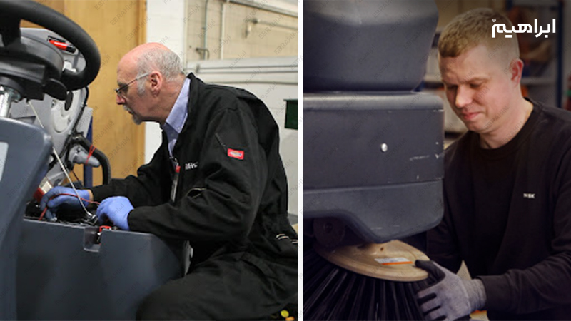 عیب یابی اسکرابر صنعتی