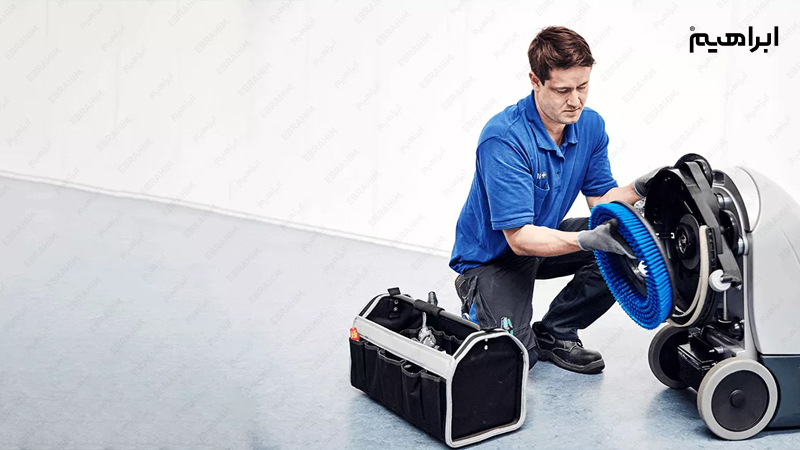 عیب یابی اسکرابر صنعتی