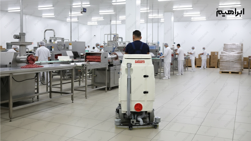 نظافت سالن تولید