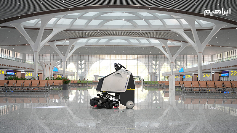 زمین شوی رباتیک صنعتی