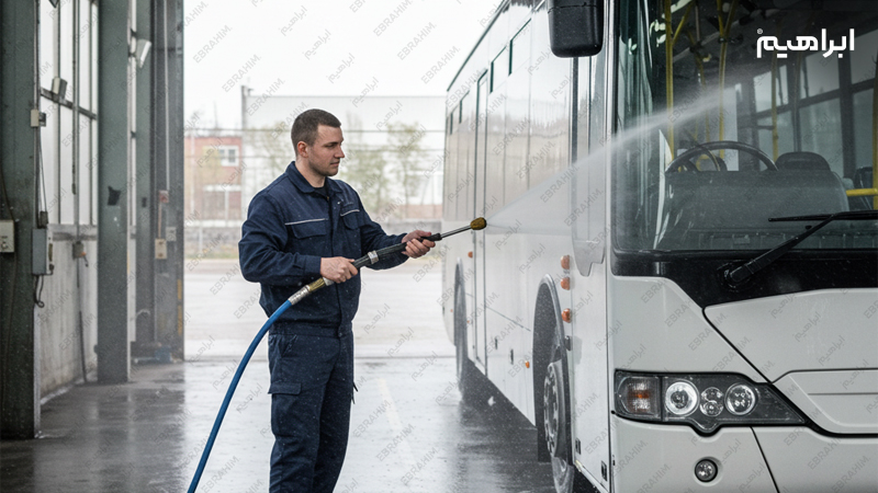 شستشوی ناوگان حمل و نقل جاده ای