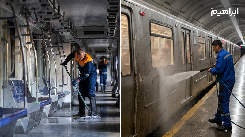 نظافت ناوگان حمل ونقل ریلی