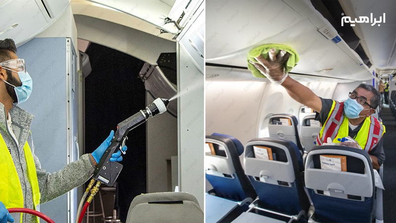 نظافت ناوگان حمل و نقل هوایی