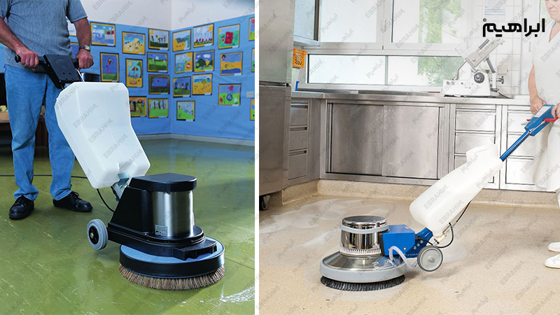 دستگاه کفساب یا پولیشر صنعتی