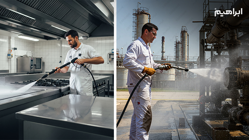 کارایی واترجت صنعتی برای اجرای خدمات نظافت صنعتی