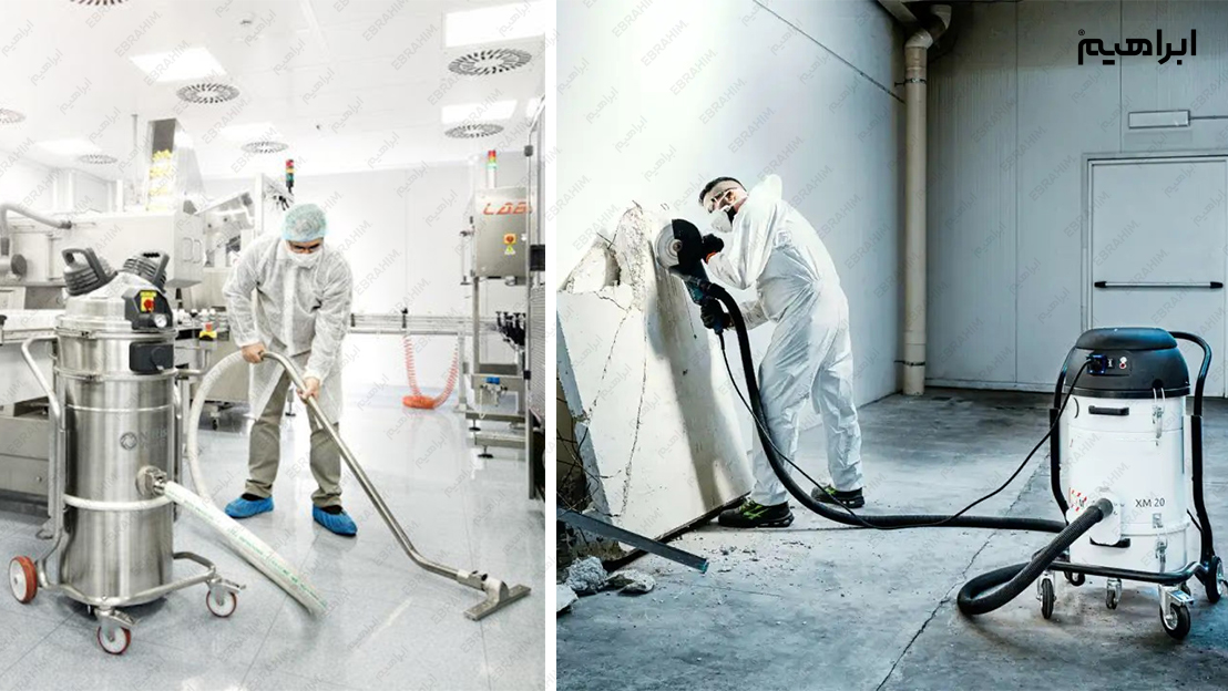 جاروبرقی صنعتی آب و خاک