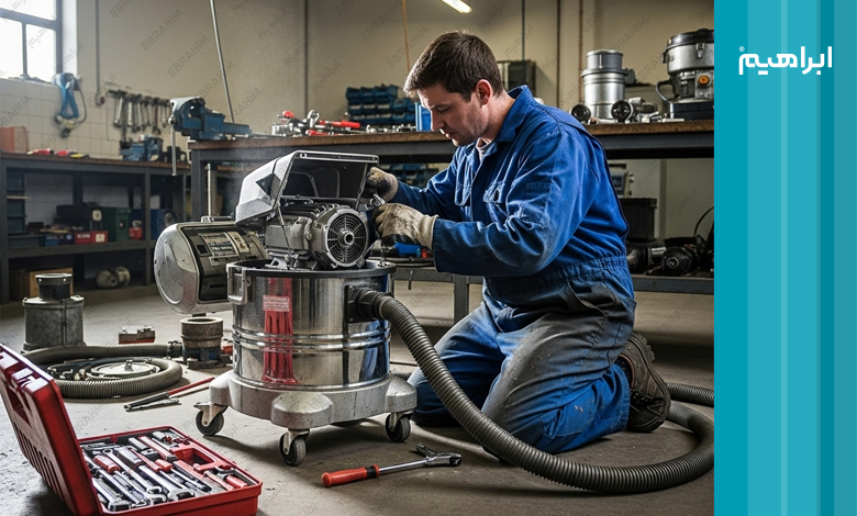 تعمیر جاروبرقی صنعتی دلفین Delfin