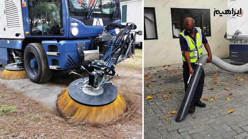 انواع جاروب خیابانی