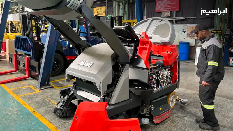 نگهداری و تعمیر سوییپر صنعتی Hako