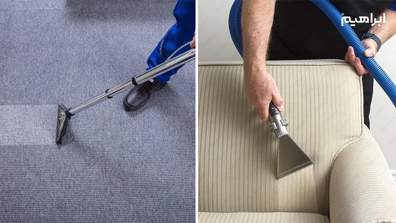 نظافت اداره با دستگاه فرش و موکت شوی صنعتی