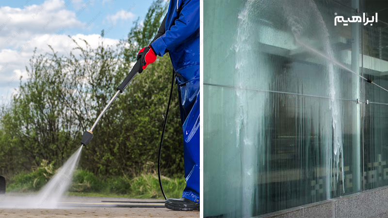 واترجت صنعتی در نظافت محیط کار