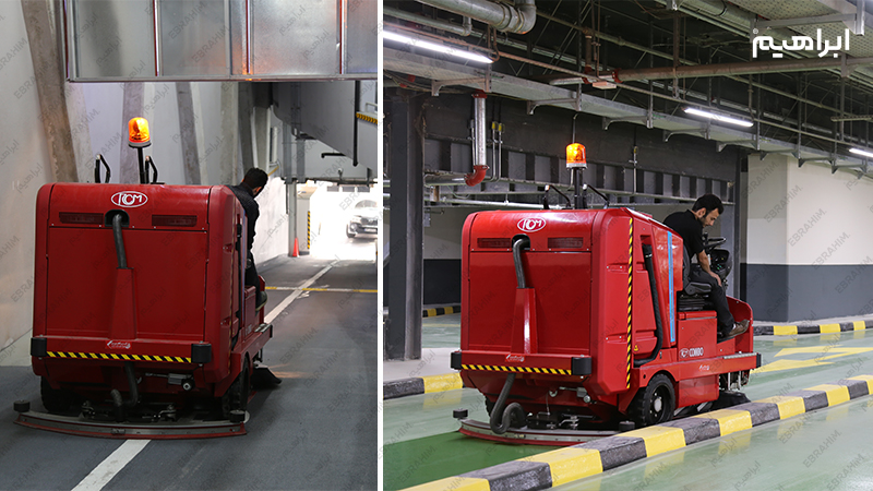 شستشوی کف پارکینگ