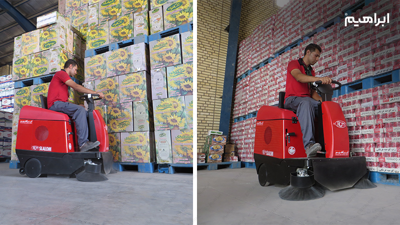 سوییپر در نظافت صنایع غذایی