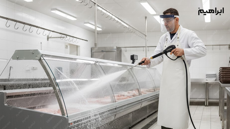 نظافت قصابی‌ و کارخانجات فرآورده‌های پروتئینی