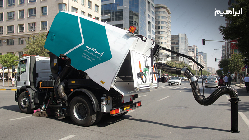 سوییپر شهری در نظافت معابر شهری و خیابان ها