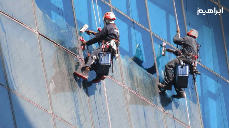 نماشویی ساختمان بدون داربست