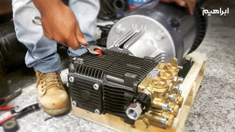 مراحل تعمیر واترجت صنعتی