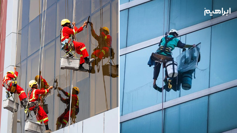 شستشوی نما بدون داربست