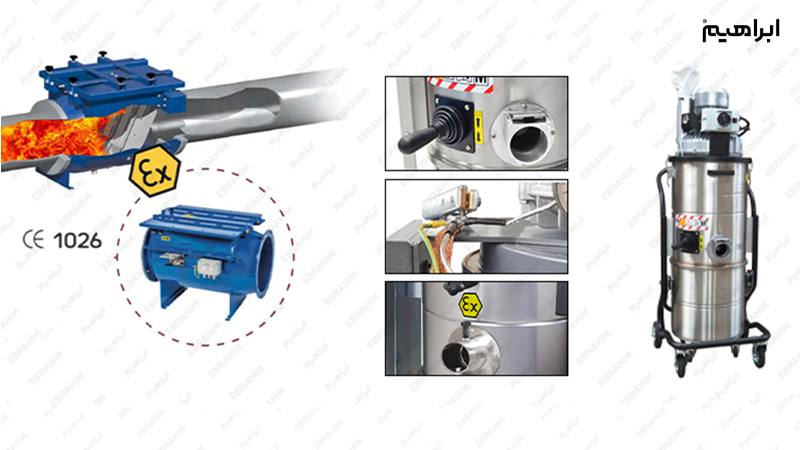 بهترین جاروبرقی صنعتی ضد انفجار