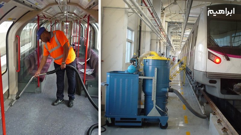 تجهیزات نظافت قطار