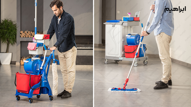 ترولی نظافت مجتمع مسکونی