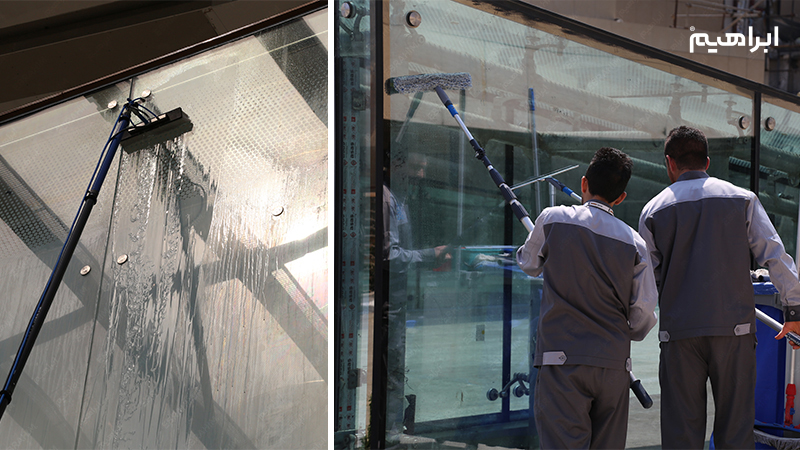 دستگاه نماشوی در شستشوی نمای ساختمان