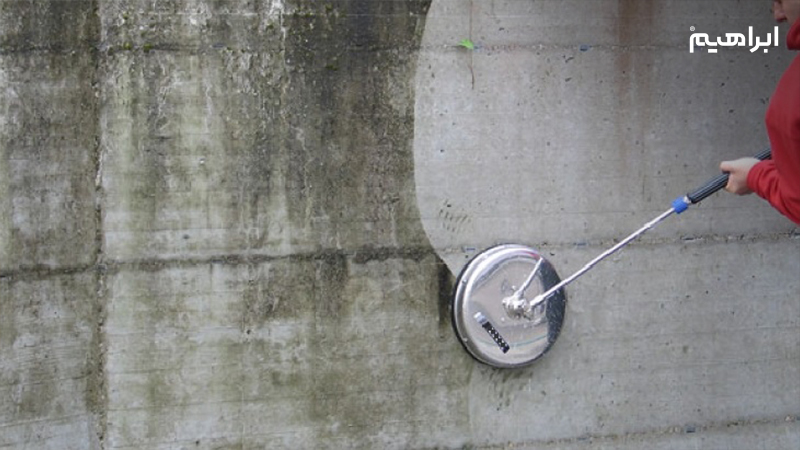 شستشوی سطوح بتنی با واتر سندبلاست